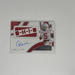 Garrett Wilson Ohio Immaculate RPA /25