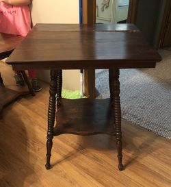 Antique wood table
