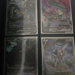Variety Of Pokémon Cards All In Sleaves