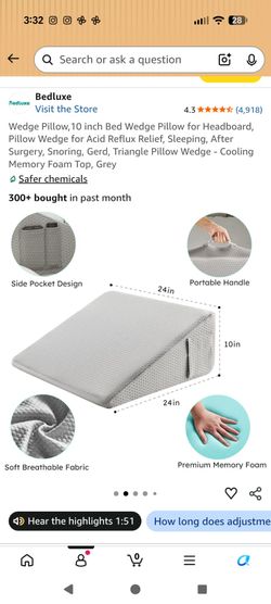 Free, Wedge Pillow