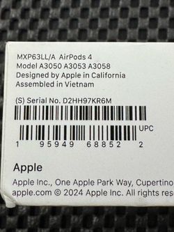 *Sealed NEW* Genuine Apple AirPods 4 Bluetooth Earbuds (MSRP $129)