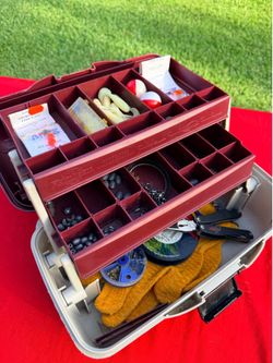 Flambeau Tackle Box with Lures and Fishing Gear
