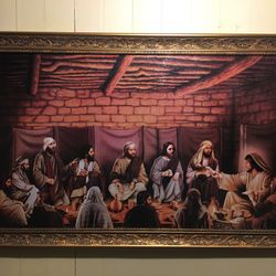 New The Last Supper 37” W x 24.5 Professional Frame  From Mexico La última cena