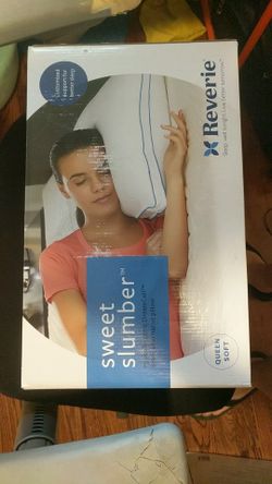 Latex adjustable pillow - reverie brand - new in box queen size