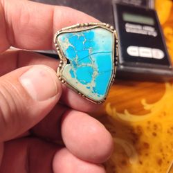 Arizona Shaped Turquoise Ring 