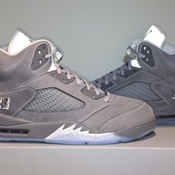 Jordan 5 ' wolf grey' Size 12m
