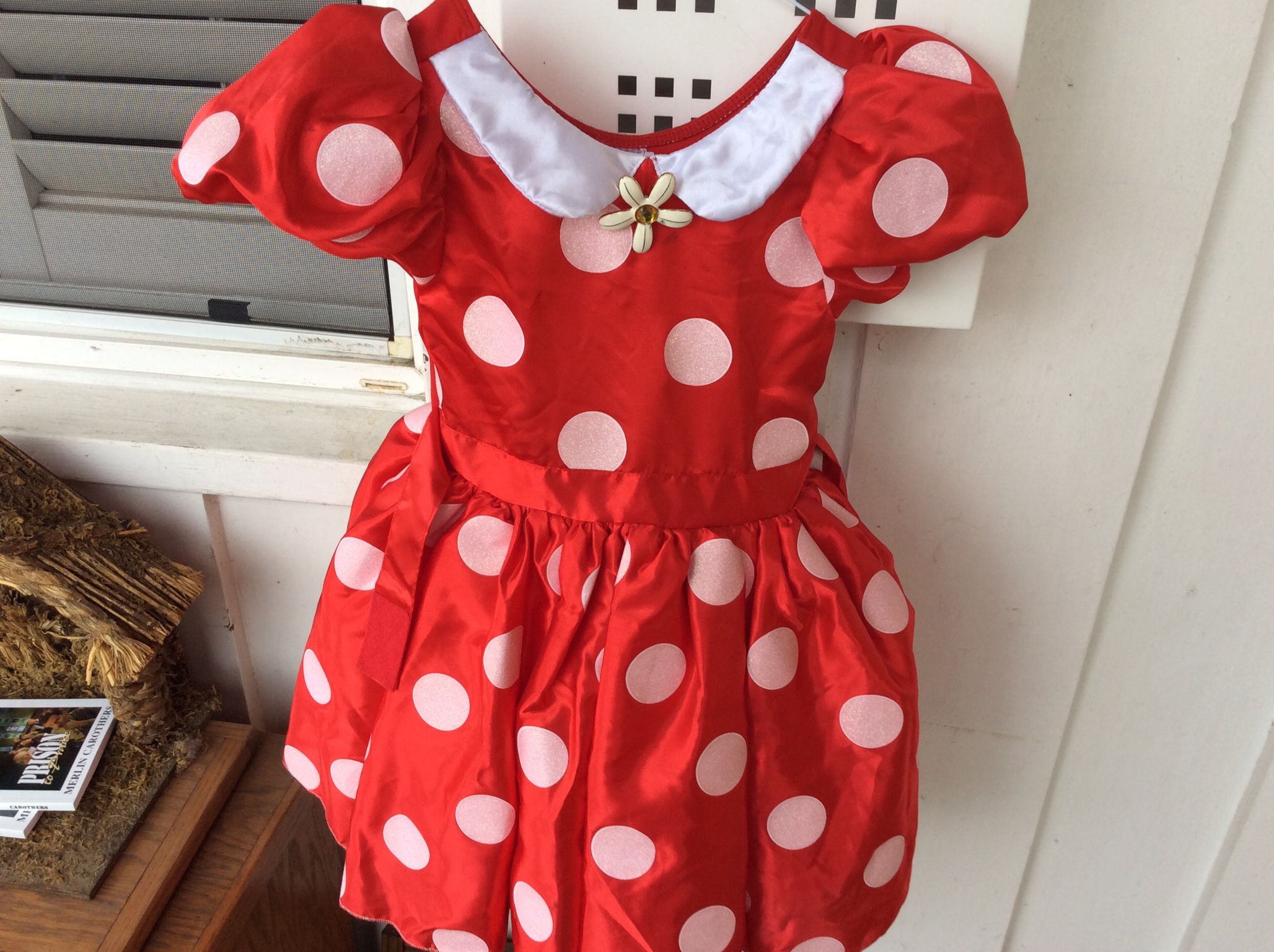 Disney Minnie Mouse costume With Matching Ears Size 4 