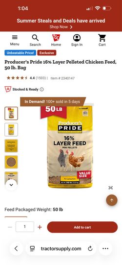 Chicken feed