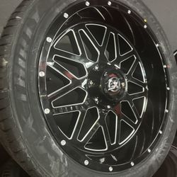 22” Off-Road Wheels And Tires