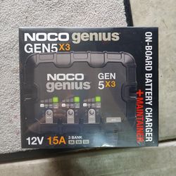 On Board Battery Charger Does 3 Types Of Batteries.  Lithium, Lead Acid. New