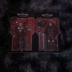 The Witcher Wild Hunt Geralt and Ciri Figures