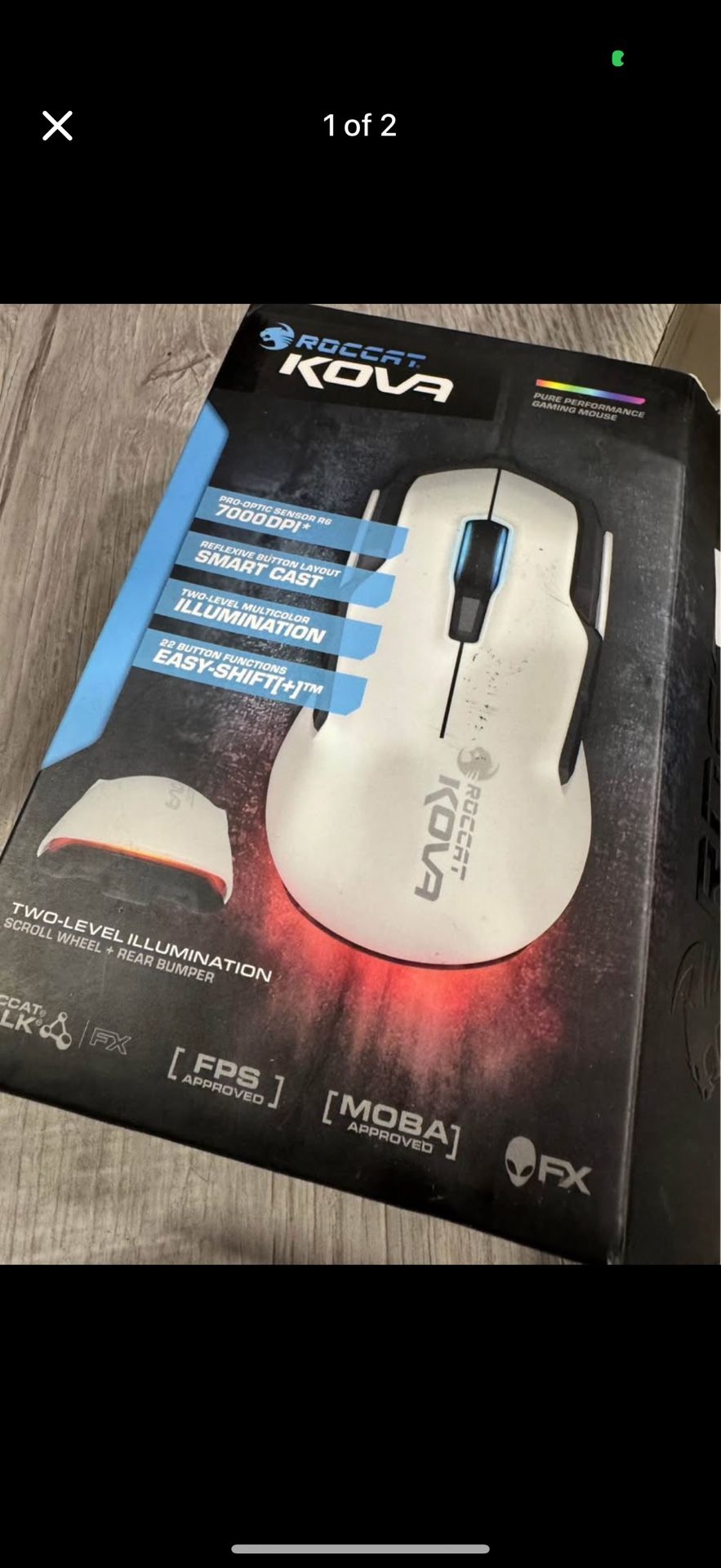 ROCCAT Kova - Pure Performance Gaming Mouse, White