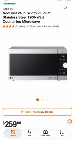 LG NeoChef 2.0 cu.ft. Countertop Microwave