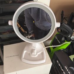 Double Sided White Mirror 10x 