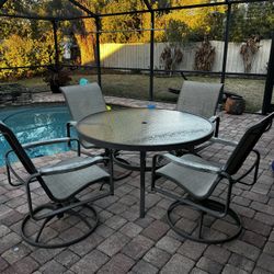 5Piece Outdoor Table Set