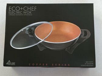 Eco+Chef Electric Copper Wok