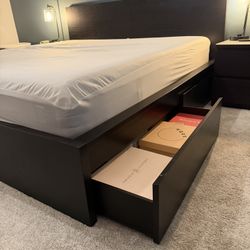 King Bed Frame With Storage