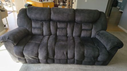 Microfiber Reclining Couch & Loveseat from Ashley Furniture