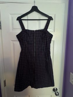 Hollister Dress, Black with Pattern, Large