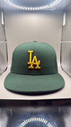 Green Los Angeles Dodgers Fitted Hat 7 3/8