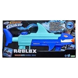 2 Pack NERF Super Soaker Roblox SharkBite SHRK 500 Water Blaster – Hasbro Official 