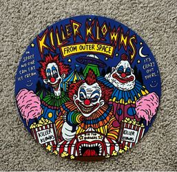 Killer Klowns From Outer Space Circle Sign