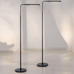 Set Of 2 Floor Lamps (Includes Energy Efficient Light Bulb) Black - Project 62™ 