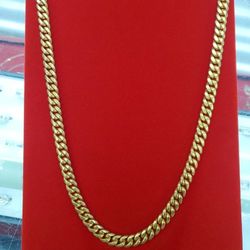 Miami Cuban Link Chain Gold Plated