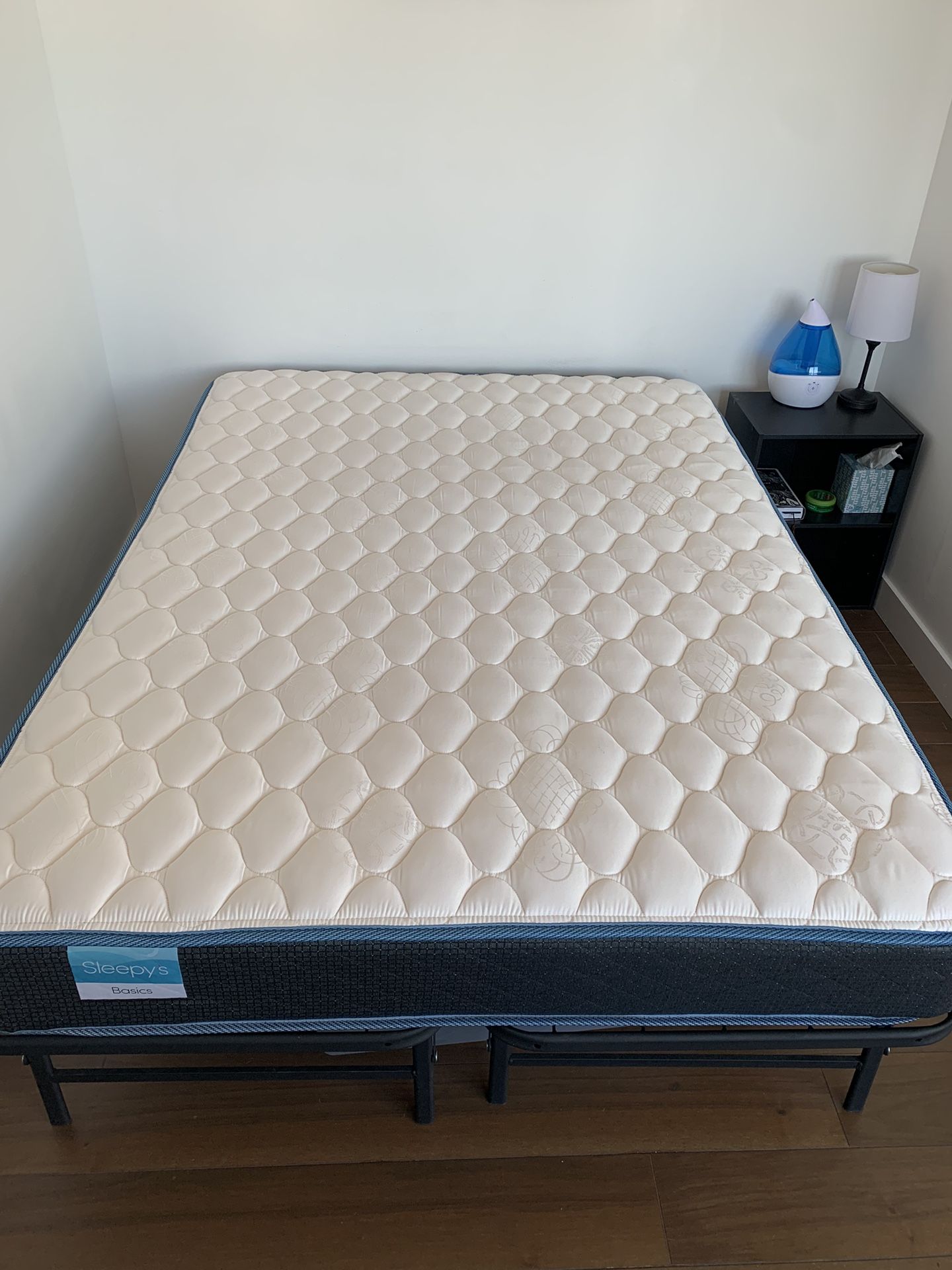 Sleepys basics Full Mattress And metal bed frame