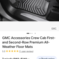 Brand new GMC floor mats