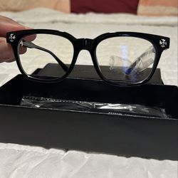 Chrome heart glasses black