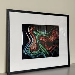 Neon Trip Framed Photo Art Print