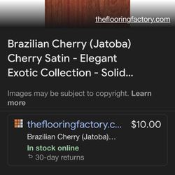 Hardwood Brazilian Cherry Flooring. Among The VERY BEST In Flooring