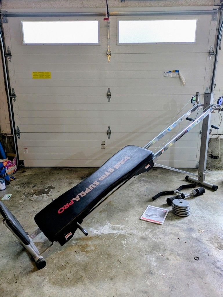 Total Gym (with 30lbs of weights and original manual!)