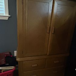 Wood Cabinet/armoire