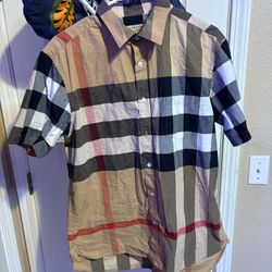 burberry button up