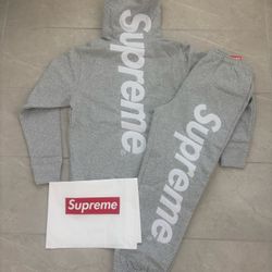 Grey Supreme Sweatsuit 