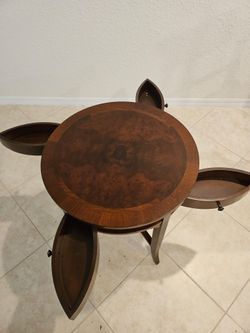 Wooden side table