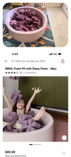 Foam Pit with Daisy Foam