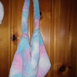  Fur Bags & Heart Purse Set