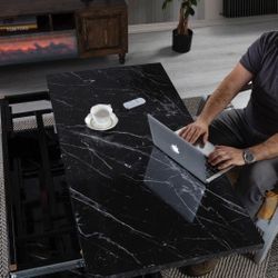 Lift Top Black Coffee Table Convert To Dining Table/Desk 