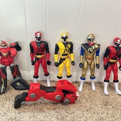 Power Rangers lot 90’s  6 pieces 11”