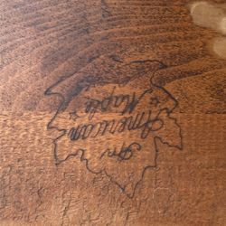 An American Maple Table Side Table