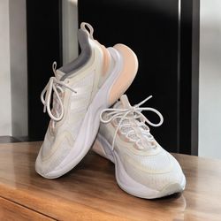 Adidas AlphaBounce White Ivory Pink Women Size 7.5 Running Shoes HP6147