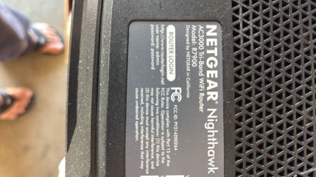 Netgear router