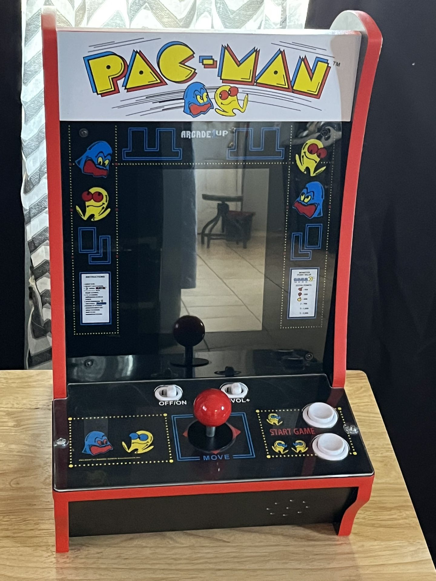  Arcade 1up Pacman Pac-Man Plus 2 Games In 1!!