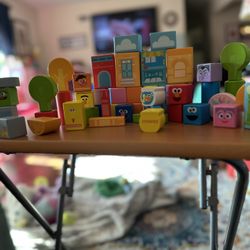Sesame Street Wooden Blocks 
