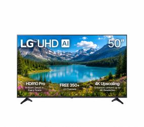 LG 50” 4K UHD Smart TV