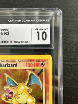 1999 Base Set Charizard Pokemon Card Holo GEM MINT 10 CGC Graded 4/102 for  Sale in Irvine, CA - OfferUp