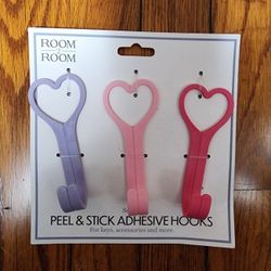 Peel & Stick Adhesive Hooks